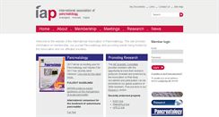 Desktop Screenshot of internationalpancreatology.org